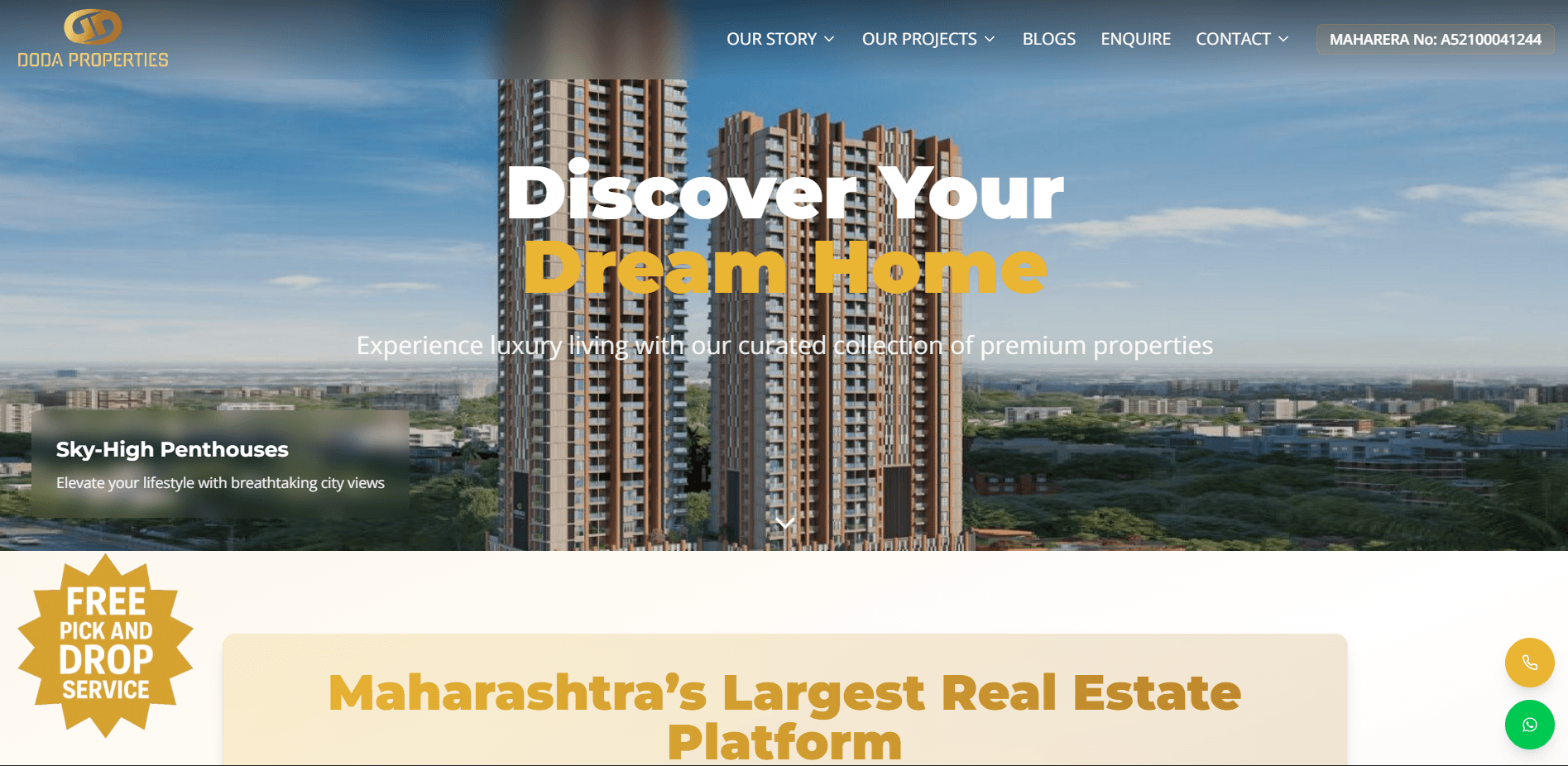 Doda Properties Website
